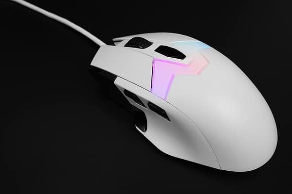 Фото - Мышь проводная игровая Lorgar MSP80 Wired Gaming Mouse Pro White (LRG-MSP80-WH)