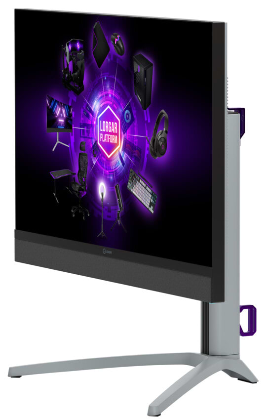 Фото - Монітор ігровий Lorgar 27MP1 UHD MiniLED 1ms IPS 160Hz (LRG-27MP1U160-GY)