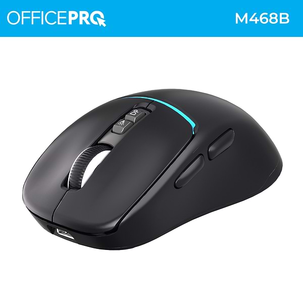 Фото - Мышь беспроводная OfficePro Silent Click Wireless Black (M468B)