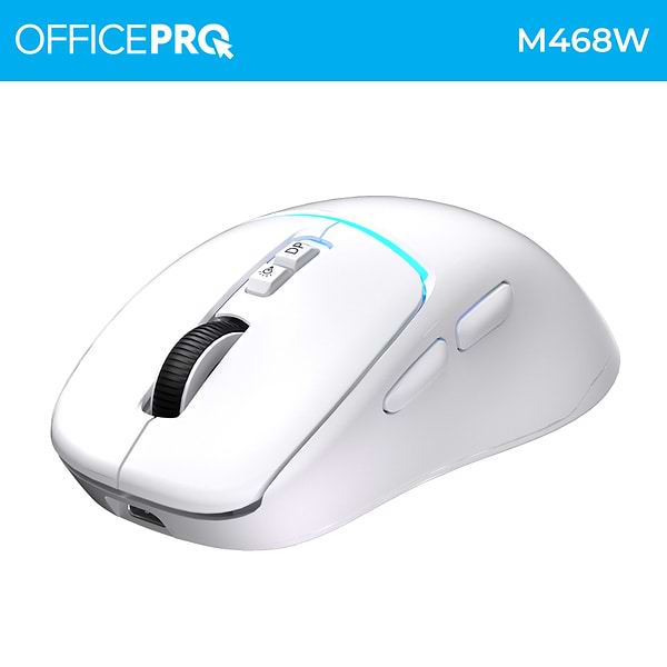 Фото - Миша бездротова OfficePro Silent Click Wireless White (M468W)