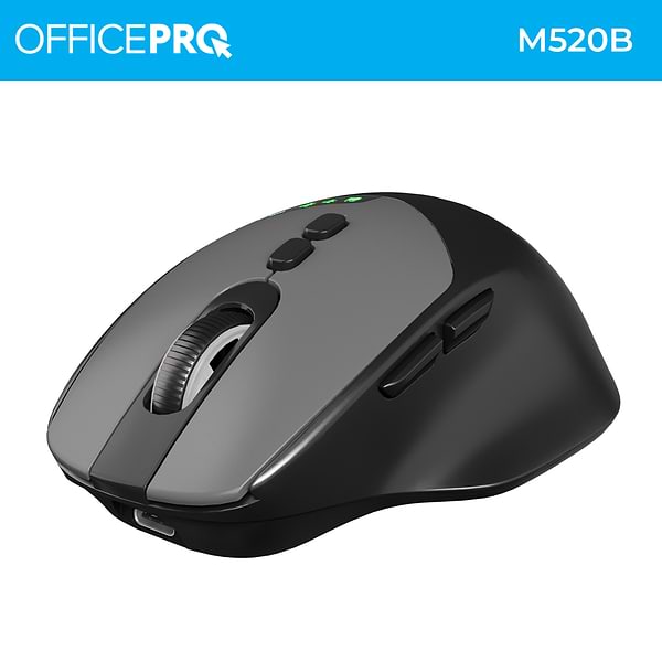 Фото - Миша бездротова OfficePro Silent Click Wireless Black (M520B)