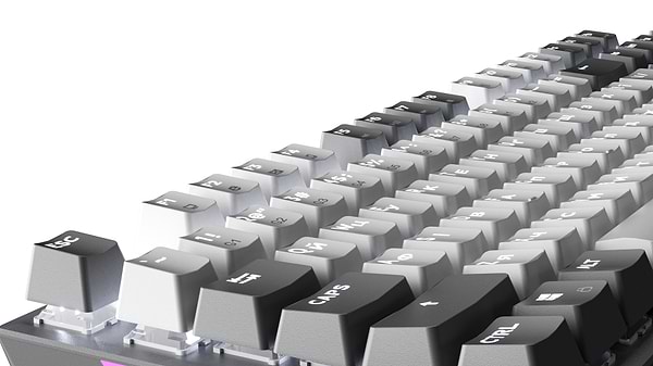 Фото - Клавіатура дротова ігрова GamePro Genesis Metallic Outemu Red Swithes USB Gray (MK144G)