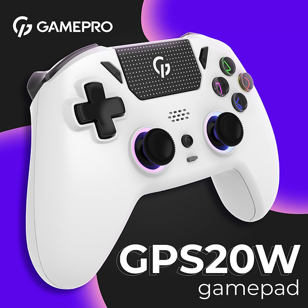 Фото - Геймпад GamePro GPS20W White
