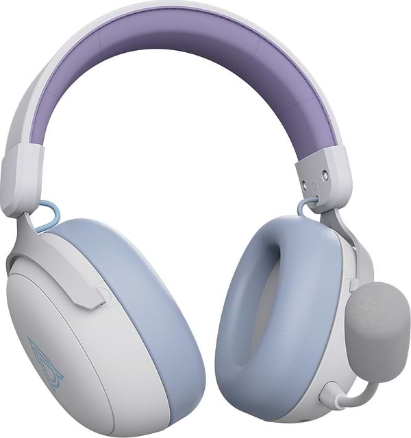 Фото - Гарнітура бездротова ігрова Ajazz AHM08 MAX 3-Mode White (AHM08-MAX-PWB)