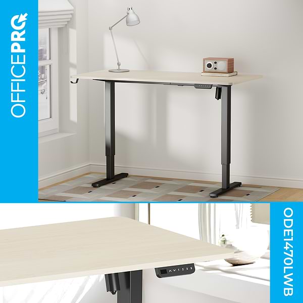Фото - Стол с электрорегулировкой высоты OfficePro ODE1470LWB Light Wood/Black