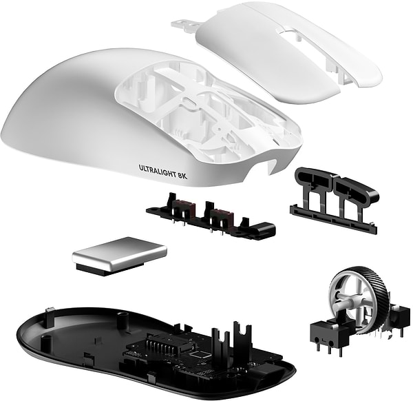 Фото - Мышь беспроводная игровая GamePro Asgard Odin 8K Wireless RGB White (GM035W)