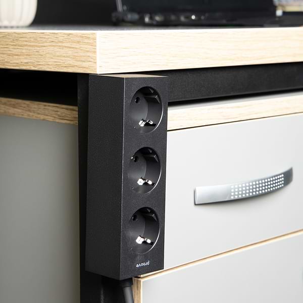 Фото - Сетевой фильтр Proove Magnet Strip (3xAC) 1.6m Black (PSMS25000001)