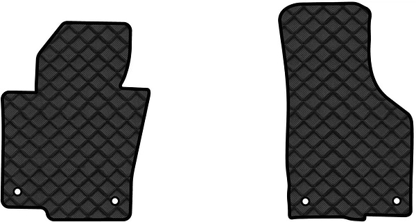 Фото - Коврики из экокожи в салон авто передние EVAtech для Passat (B6) (with armrest) Volkswagen 2005-2010 6 поколение Combi EU VW3263AS2AV4BBB