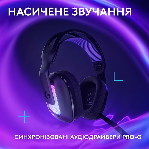 Фото - Гарнітура бездротова ігрова Logitech G522 LightSpeed Wireless Gaming Headset Black (981-001544)