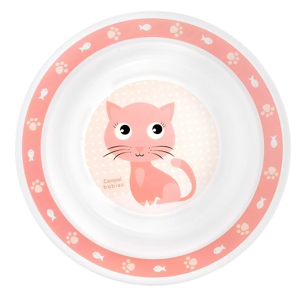 Фото - Тарелка для малыша Canpol babies глубокая розовая (4/412_pin)
