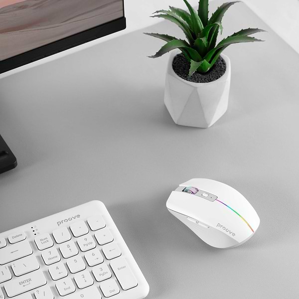 Фото - Мышь беспроводная игровая Proove Comet White (WMCM00022002)