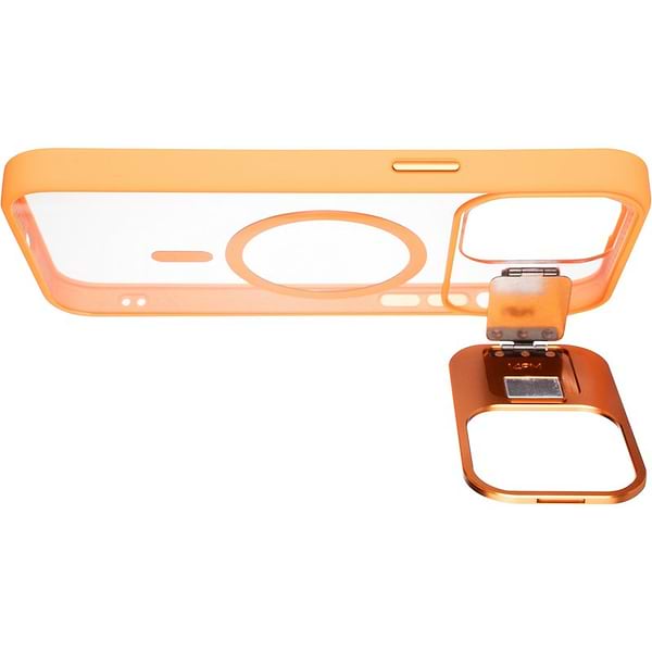 Фото - Чохол для смартфону Gelius Yoga Case Camera stand MagSafe for iPhone 15 Pro Max Flame Orange (98596)