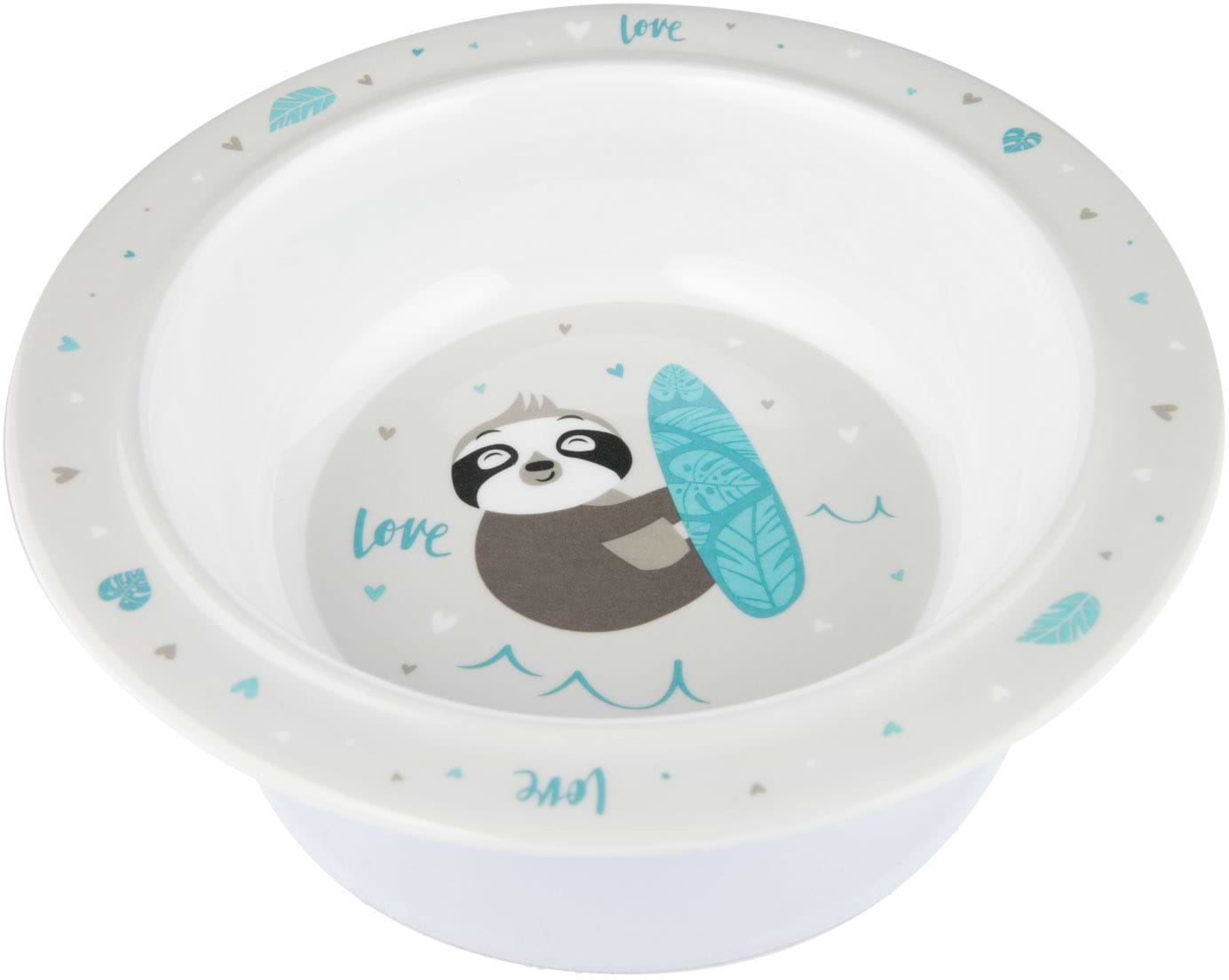 Тарілка для малюка Canpol babies 270 мл  EXOTIC ANIMALS - сіра (4/519_grey) - Фото 1