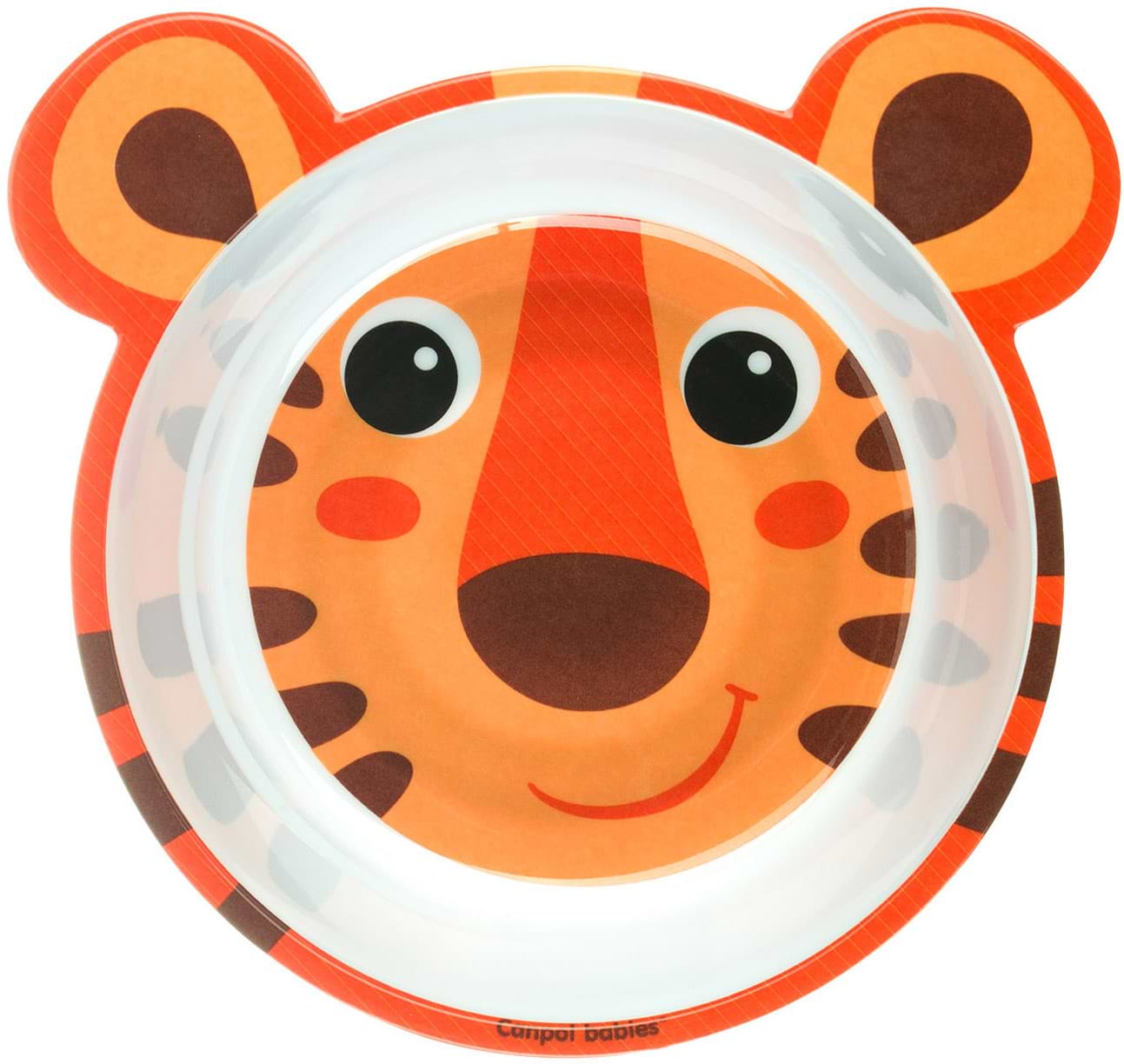 Тарілка для малюка Canpol babies Hello Little помаранчева (4/520_ora) - Фото 1