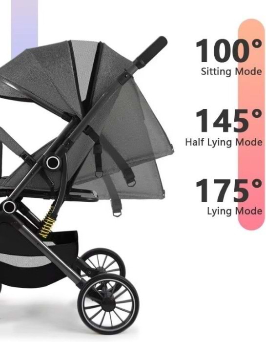 Фото - Коляска прогулянкова 525Baby Grey