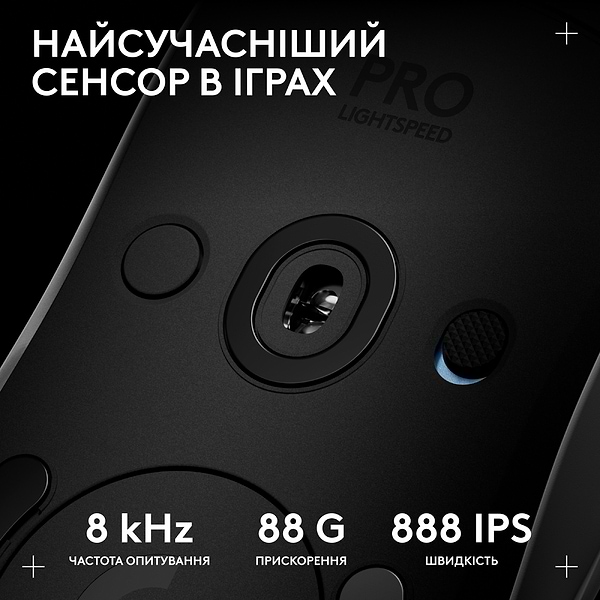 Фото - Миша бездротова ігрова Logitech G PRO 2 LightSpeed Wireless Gaming Mouse White (910-007302)
