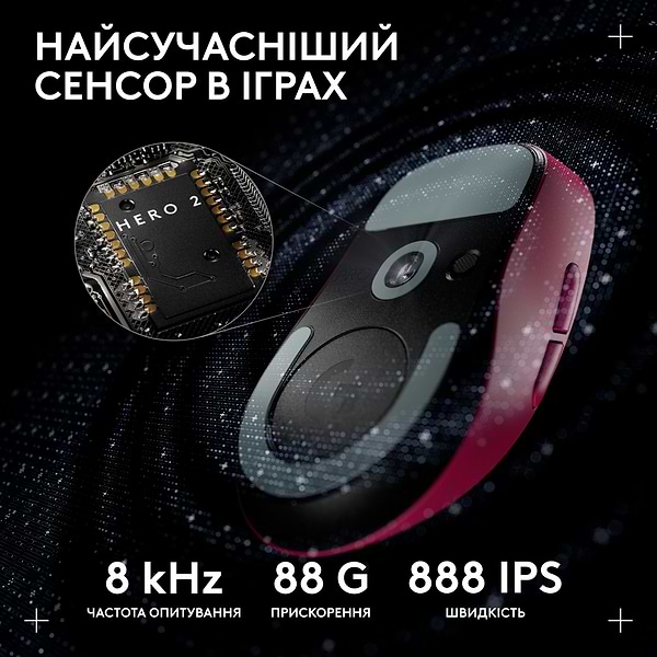 Фото - Миша бездротова ігрова Logitech G Pro X Superlight 2 DEX LightSpeed Pink (910-007373)