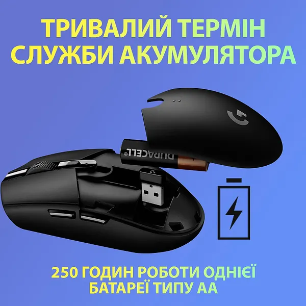 Фото - Мышь беспроводная игровая Logitech G305 Lightspeed Lilac (910-006022)