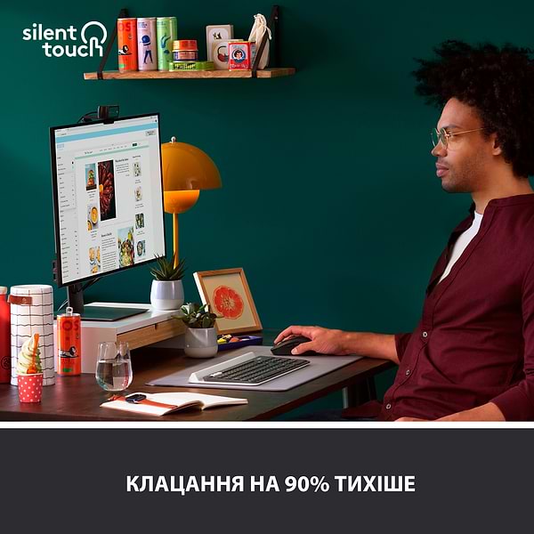 Фото - Мышь беспроводная Logitech Signature M650 L Wireless Mouse Graphite (910-006236)