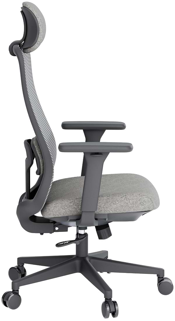 Фото - Крісло офісне OfficePro Wave (OC599-B-DG-DG) Black/Dark Gray