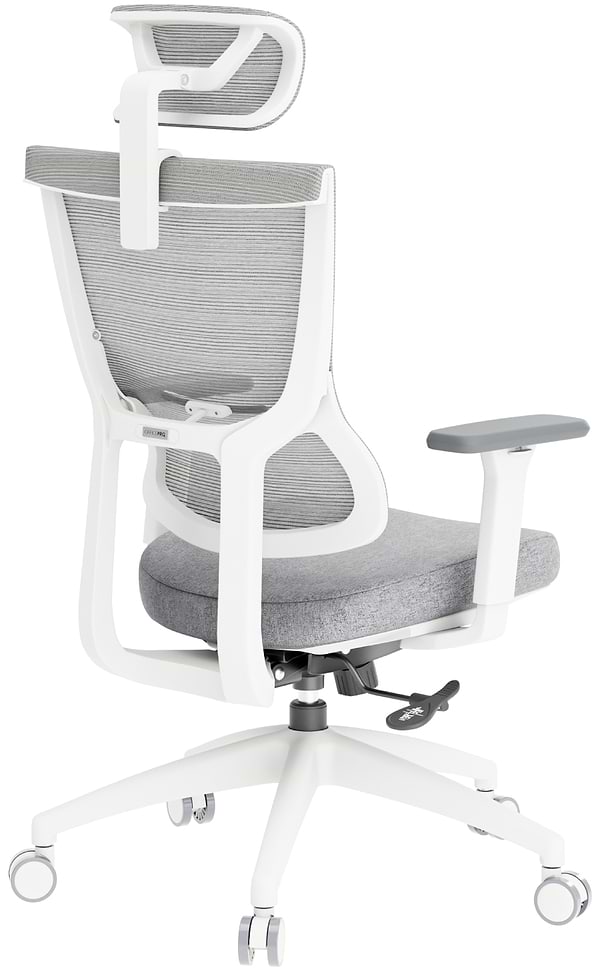 Фото - Крісло офісне OfficePro Elegant (OC600-W-LG-LG) White/Light Gray