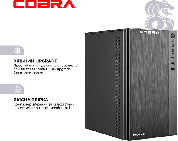 Фото - Системний блок Cobra Advanced Windows 11 Pro (I124.16.S1.INT.24413W)