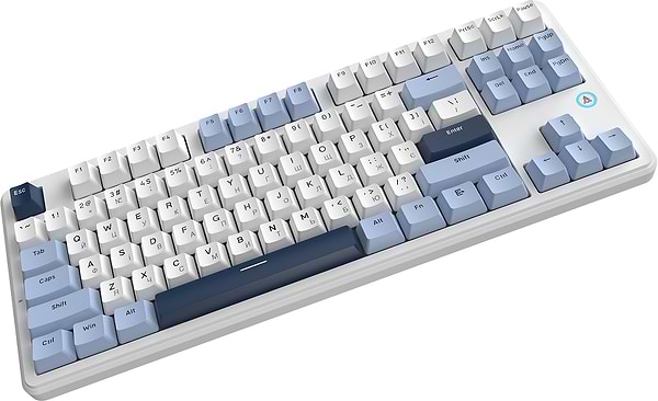 Фото - Клавиатура проводная игровая Ajazz AK870 V2 Flying Fish Switch White USB-C (AK870-V2-FF-BWB)