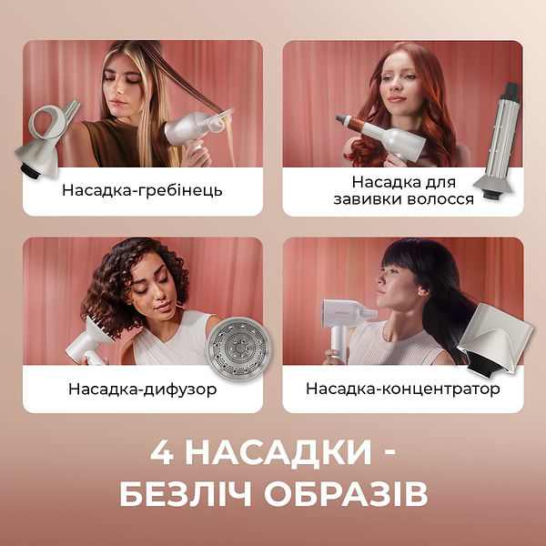 Фото - Стайлер Cecotec DryGlam Waves Champagne 4in1 (A01_EU01_103715)