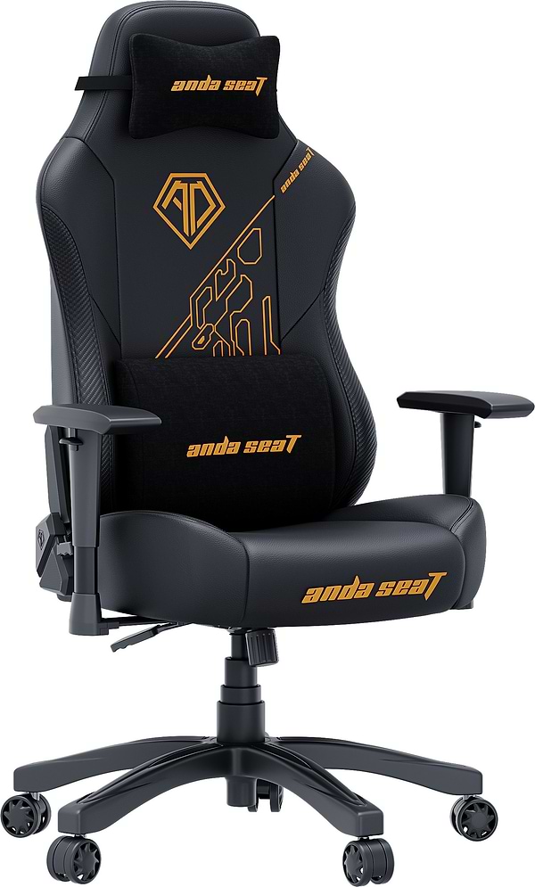 Фото - Кресло для геймеров Anda Seat Phantom 3  Tiger edition Black PVC Size L (AD18Y-14-B-PV/C)