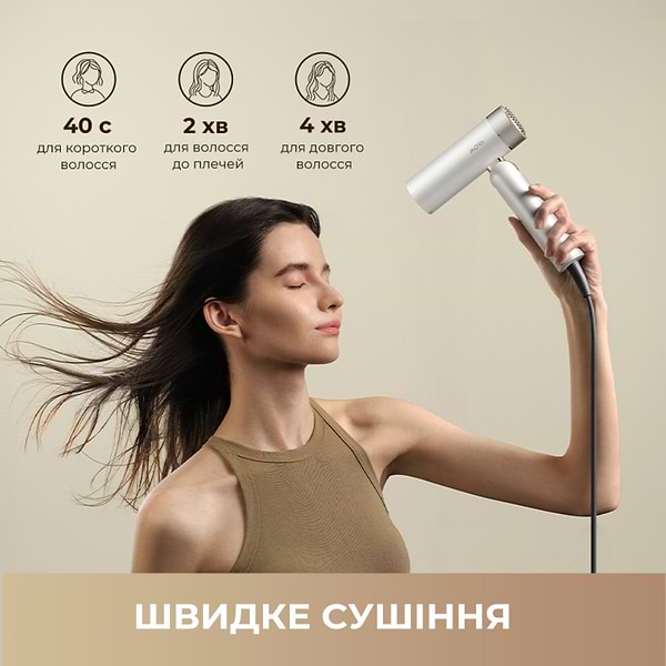 Фото - Фен Mova Flip10 White (AMFL10-WH)