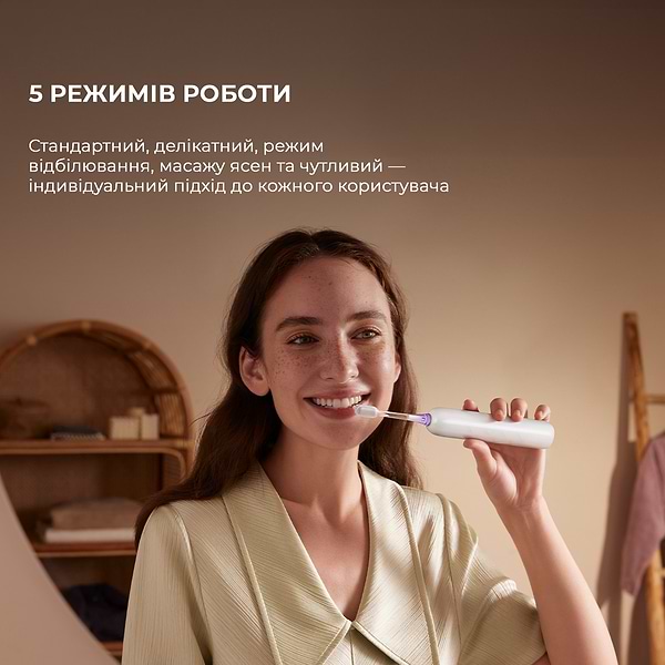 Фото - Зубна щітка електрична Mova Fresh White (ATB13A-WH)