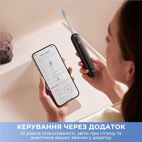 Фото - Зубная щетка электрическая Mova Fresh Pro Sliver (ATB15A-SIL)