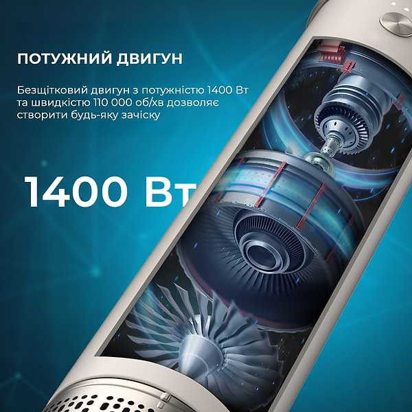 Фото - Стайлер Cecotec Bamba CeramicCare 8in1 AirGlam Black (CCTC-03464)