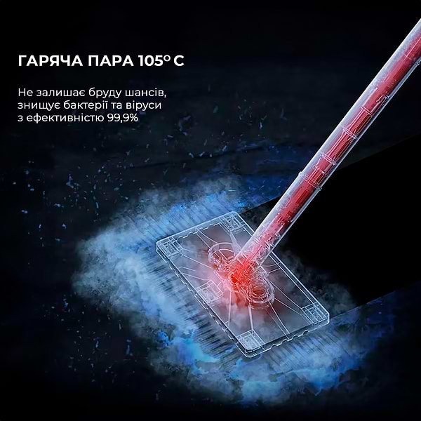 Фото - Пароочисник Deerma Multi-function Steam Cleaner 1600W White (DEM-ZQ610)