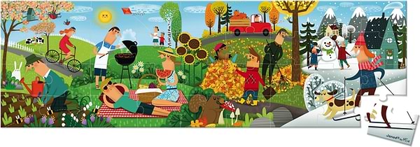 Фото - Пазлы (3-4 года) Janod 4 сезона (J02728)