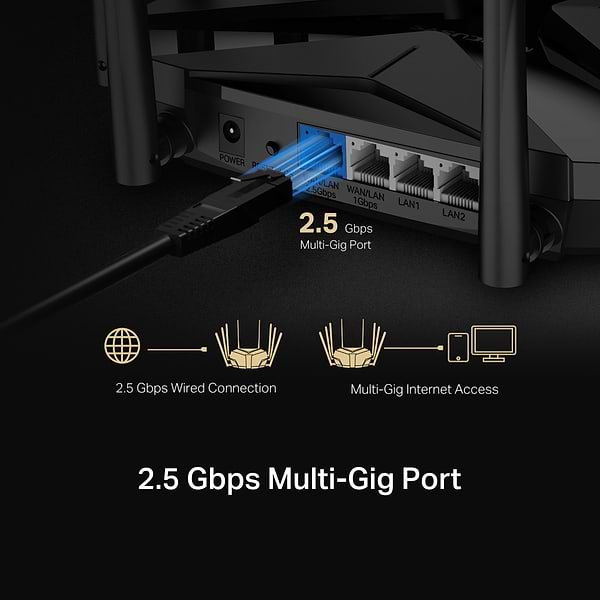 Фото - Маршрутизатор интернет WiFi6 Mercusys MR90X