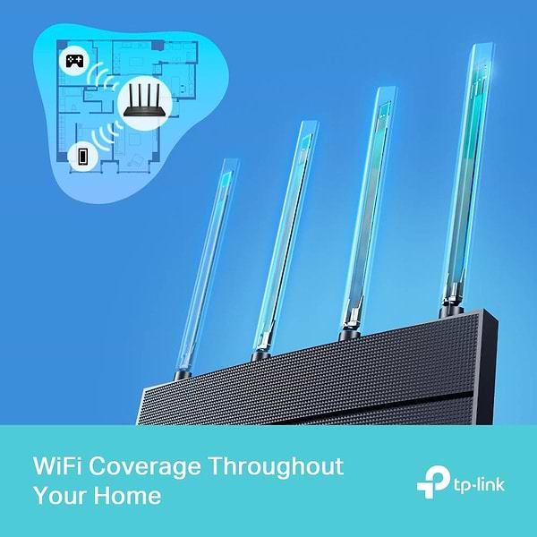 Фото - Маршрутизатор інтернет WiFi6 TP-Link Archer AX17