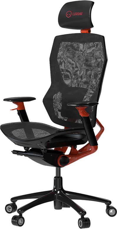 Фото - Крісло для геймерів Lorgar Grace 855 Red Black (LRG-CHR855RB)