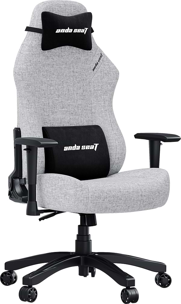 Фото - Крісло для геймерів Anda Seat Luna Size L Grey Fabric (AD18-44-G-F)