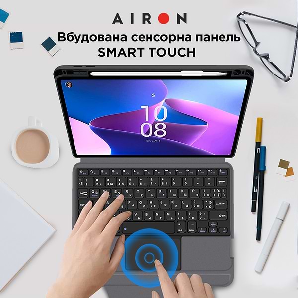Фото - Чохол для планшету AIRON Premium for Lenovo tab M10 Plus 3Gen 2022 10.6 з інтегрованою клавіатурою (4822352781100)