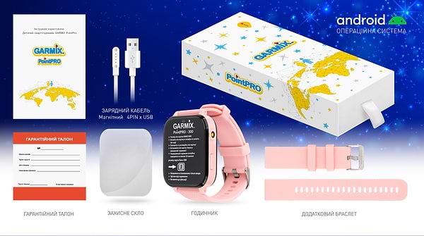 Фото - Детские часы GARMIX PointPRO-300 4G PINK