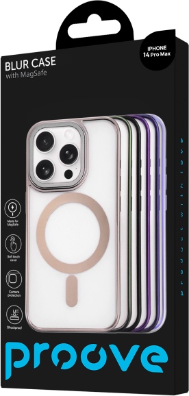 Фото - Чохол для смартфону Proove Blur Case with Magnetic Ring iPhone 14 Pro Max Green (PCBCIP14P006)