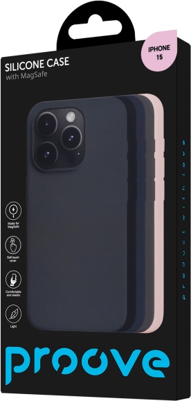 Фото - Чохол для смартфону  Silicone Case with Magnetic Ring iPhone 15 Light Pink (PCSMIP150024)