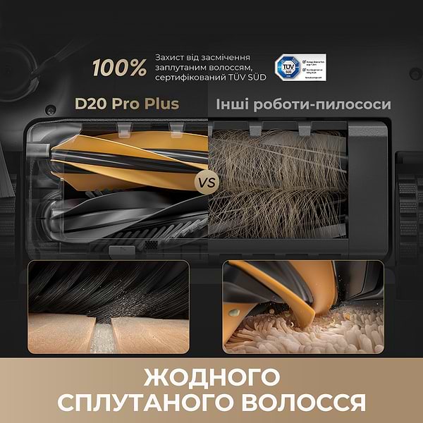 Фото - Робот-пылесос моющий Dreame D20 PRO PLUS BLACK (RLD43SD-BL)