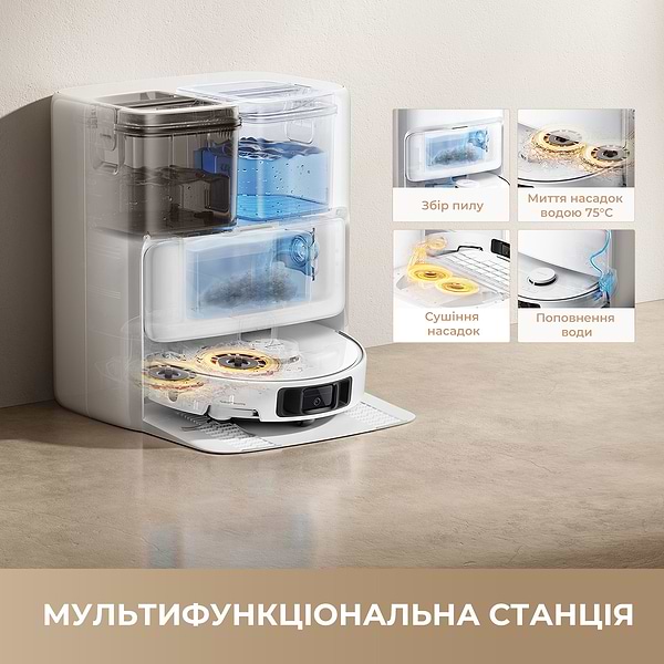 Фото - Робот-пылесос моющий Mova P50 ULTRA (RLP23SE)