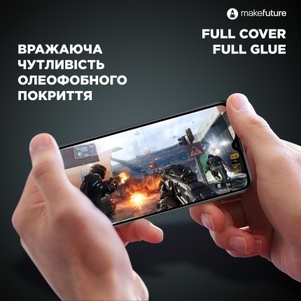 Фото - Захисне скло для смартфону MAKE Full Cover Full Glue Apple iPhone 14 Pro (MGF-AI14P)
