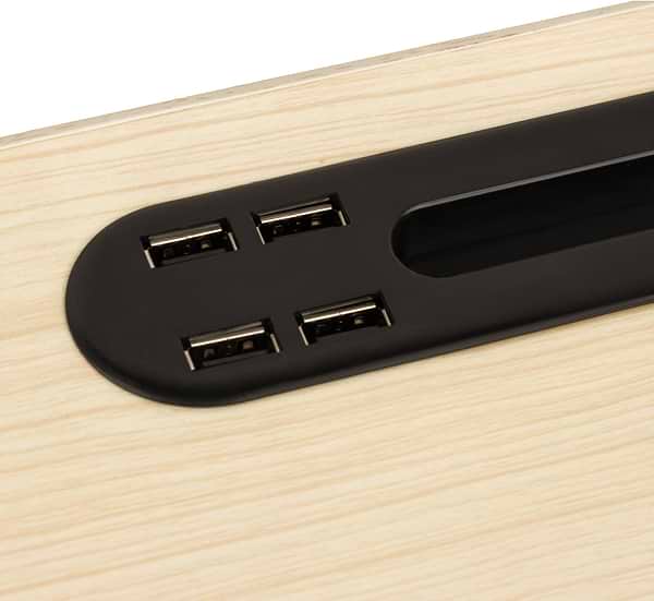 Фото - Стіл для ноутбука Dyxon Transformix 2 USB LED Fan White Apple (DXN-snb-tmx2wapp)