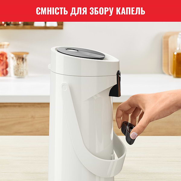 Фото - Термос Tefal K3140214 PONZA PUMP 1.9 л белый
