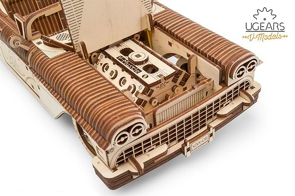 Фото - 3D пазлы Ugears Кабриолет мечты VM - 05 (70073)