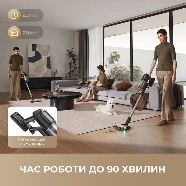 Фото - Пилосос ручний для дому Dreame R20 Ultra (VRV57F-1)